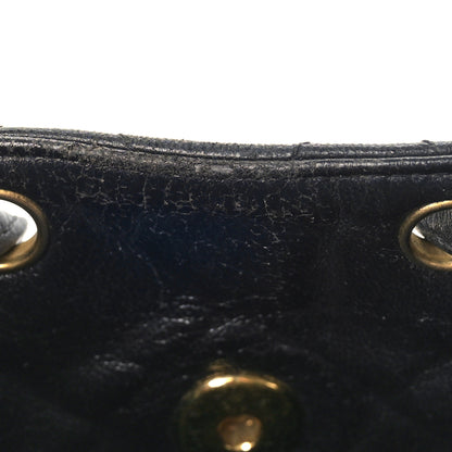 Chanel Lambskin Quilted Backpack Black 13 of 22