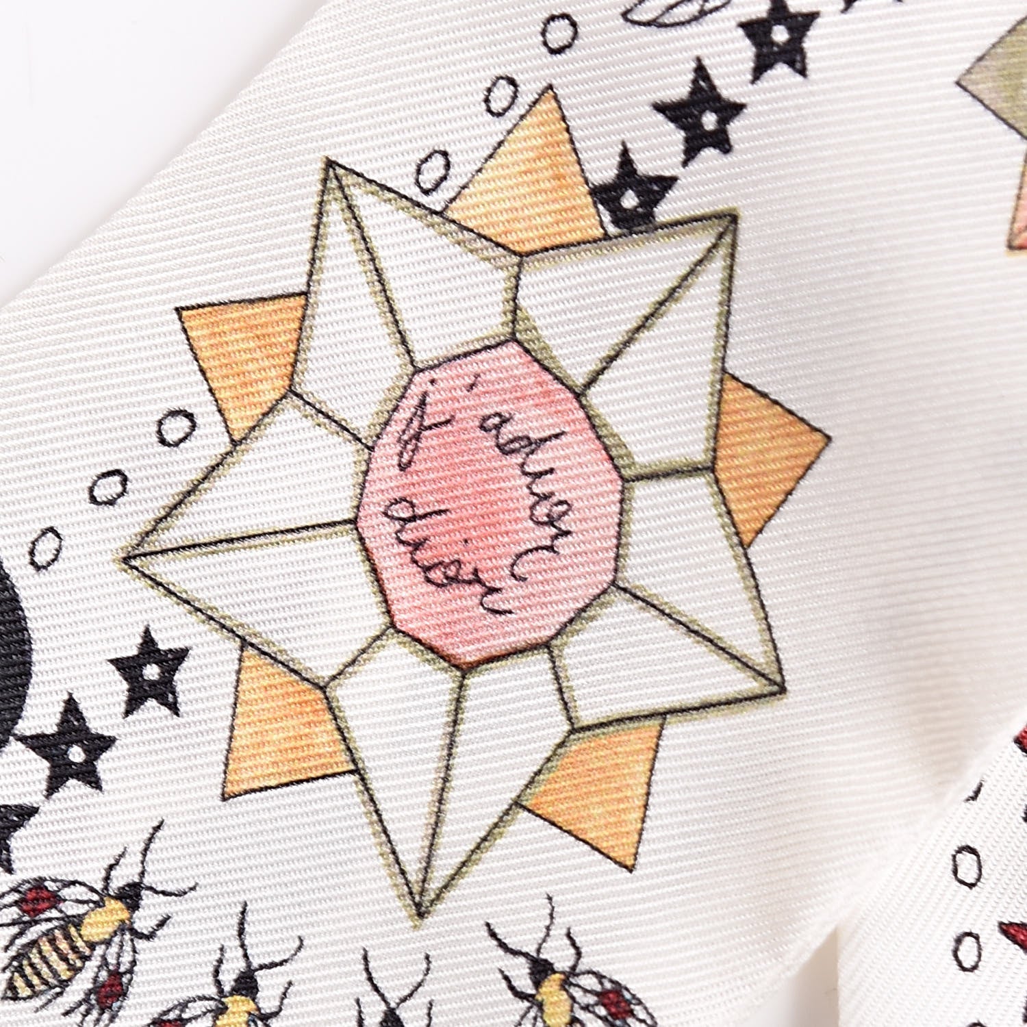 Christian Dior Silk Le Diable Mitzah Scarf 6 of 6