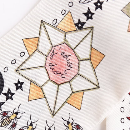 Christian Dior Silk Le Diable Mitzah Scarf 6 of 6
