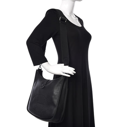 Hermes Epsom Evelyne III PM Black 2 of 10