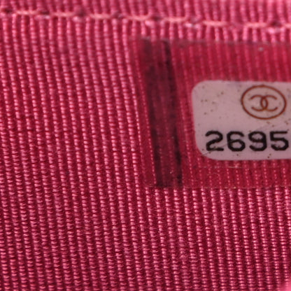 Chanel Caviar Quilted Card Flap Holder Pink 7 of 17