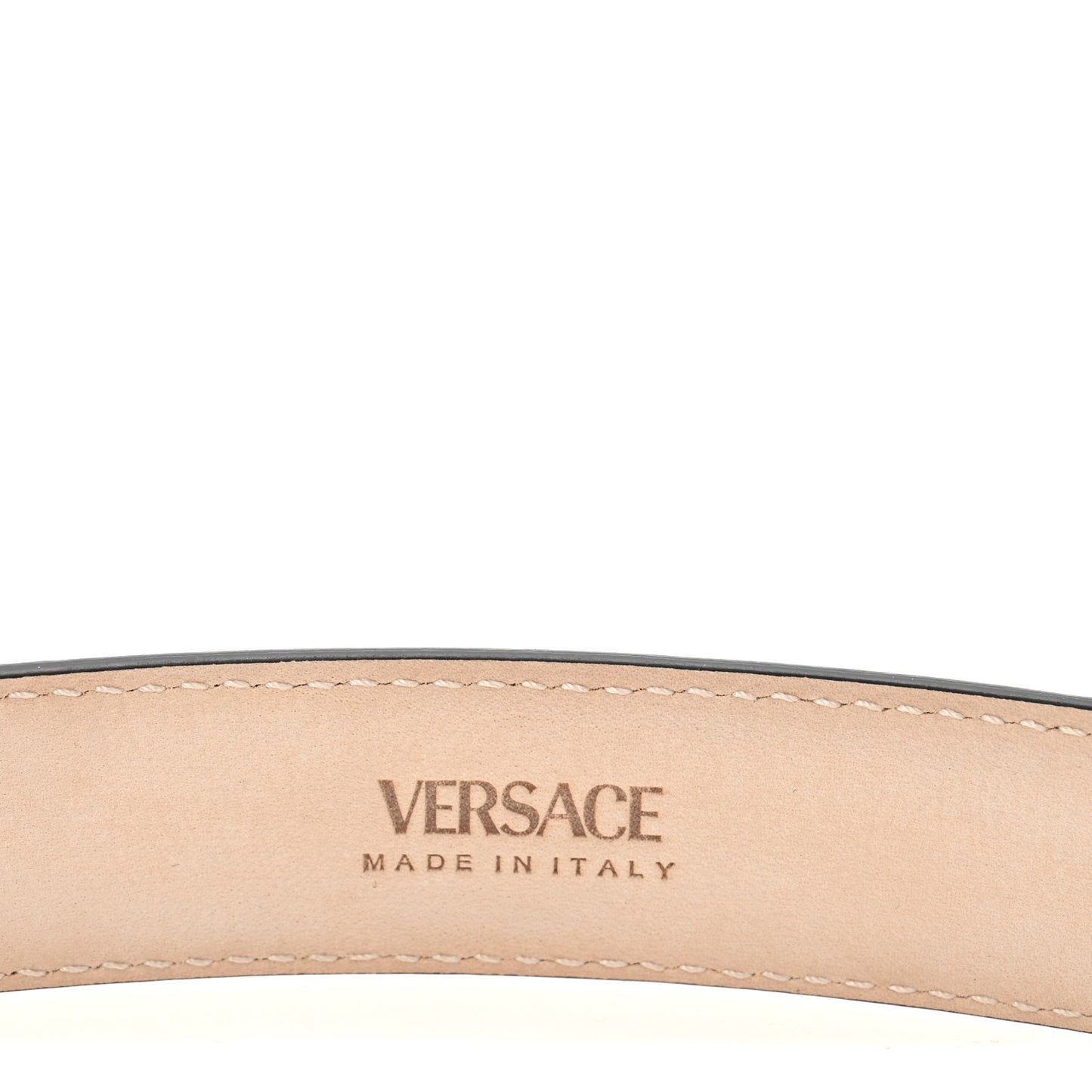 Calfskin 3cm La Medusa Belt 90 36 Tawny Brown