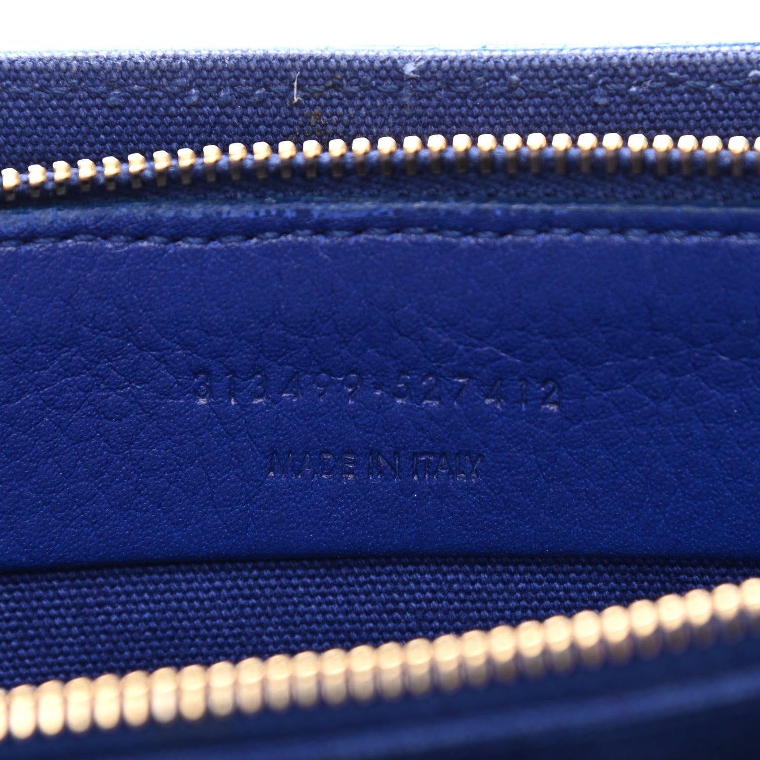 Saint Laurent Calfskin Canvas Small Muse Two Blue 7 of 20