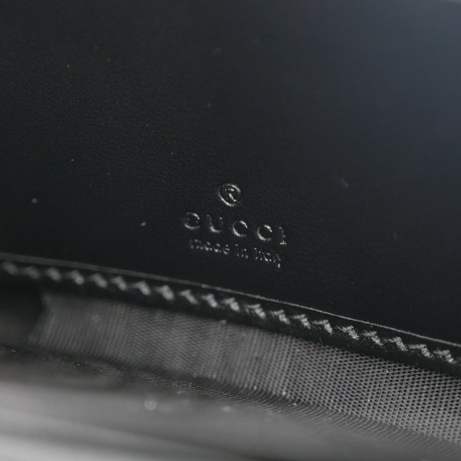 Gucci Calfskin Matelasse GG Marmont Zip Around Wallet Black 6 of 8