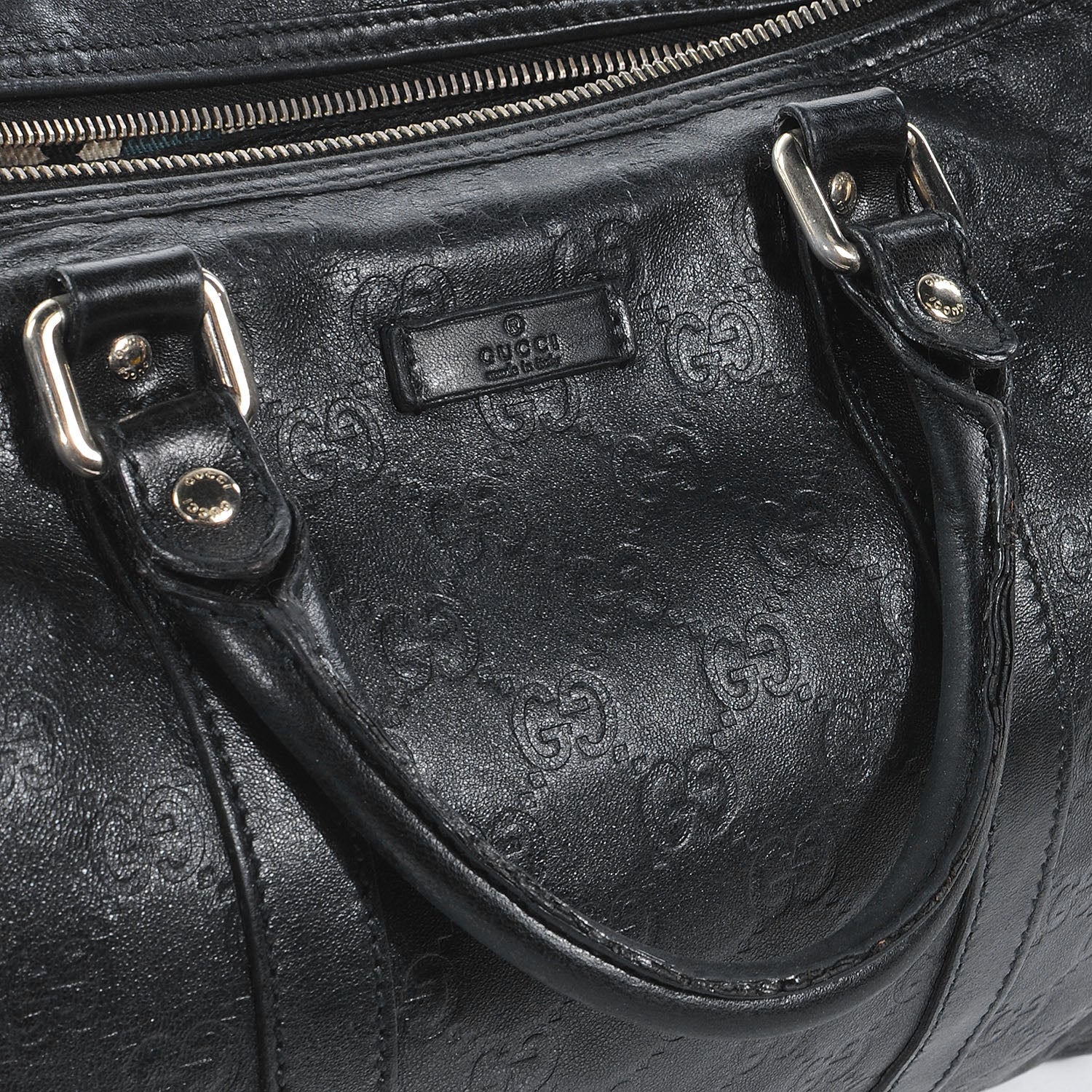 Gucci Guccissima Medium Joy Boston Black 8 of 13