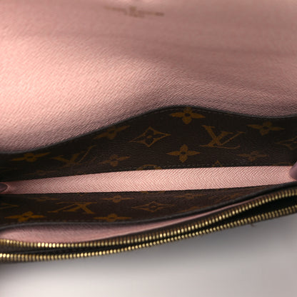 Louis Vuitton Monogram Emilie Wallet Rose Ballerine 5 of 7
