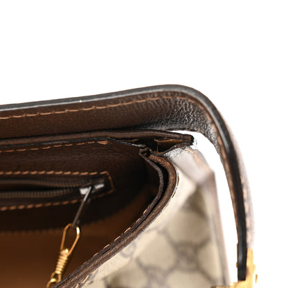 Gucci Monogram Web Train Cosmetic Case Brown 6 of 16