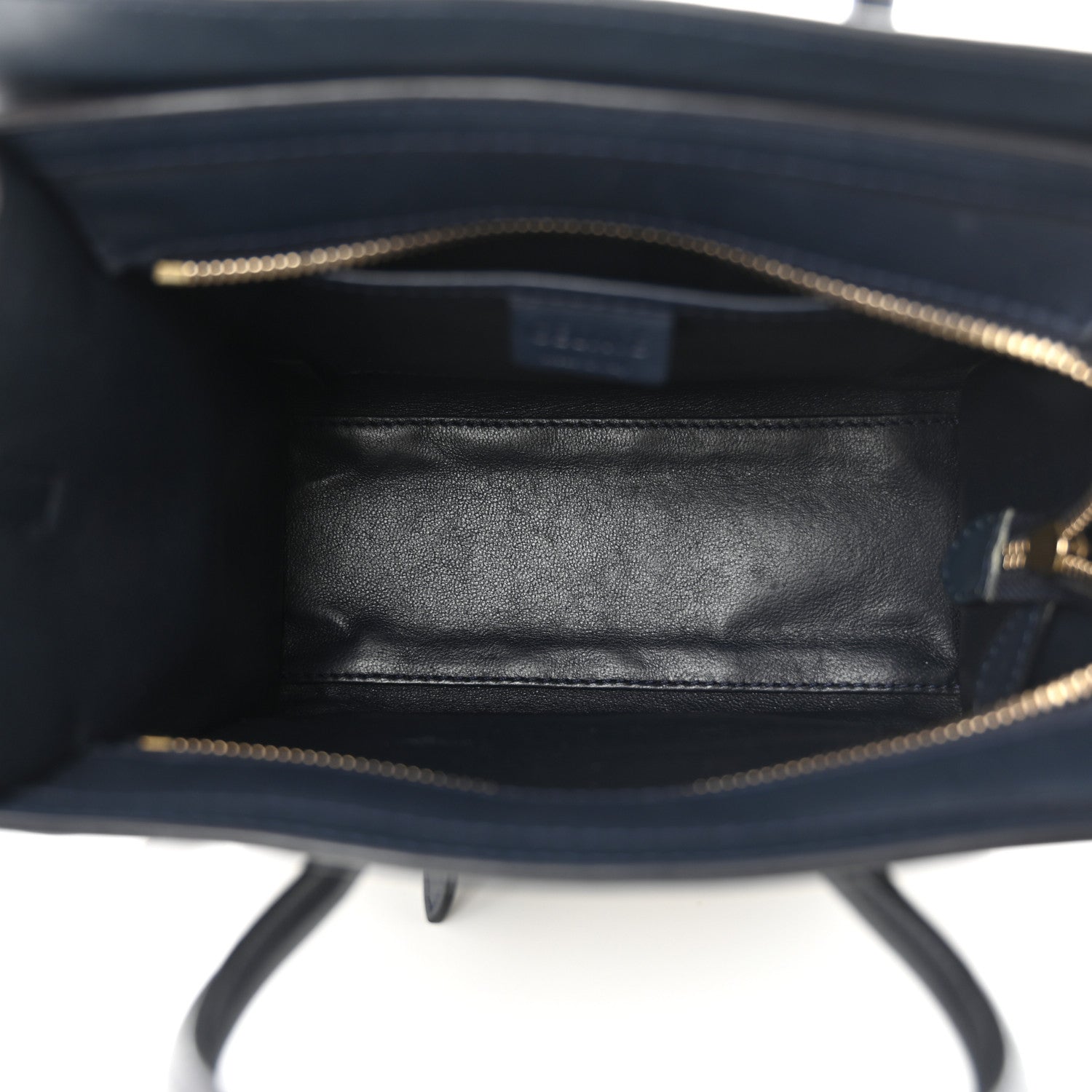Celine Nubuck Smooth Calfskin Nano Tri-Color Luggage Green 5 of 10