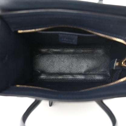 Celine Nubuck Smooth Calfskin Nano Tri-Color Luggage Green 5 of 10
