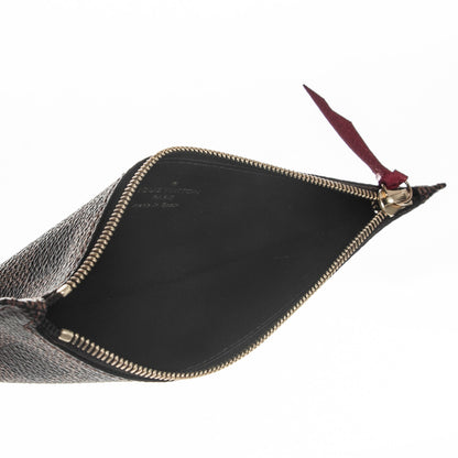 Louis Vuitton Damier Ebene Felicie Chain Wallet Zippered Insert 5 of 6