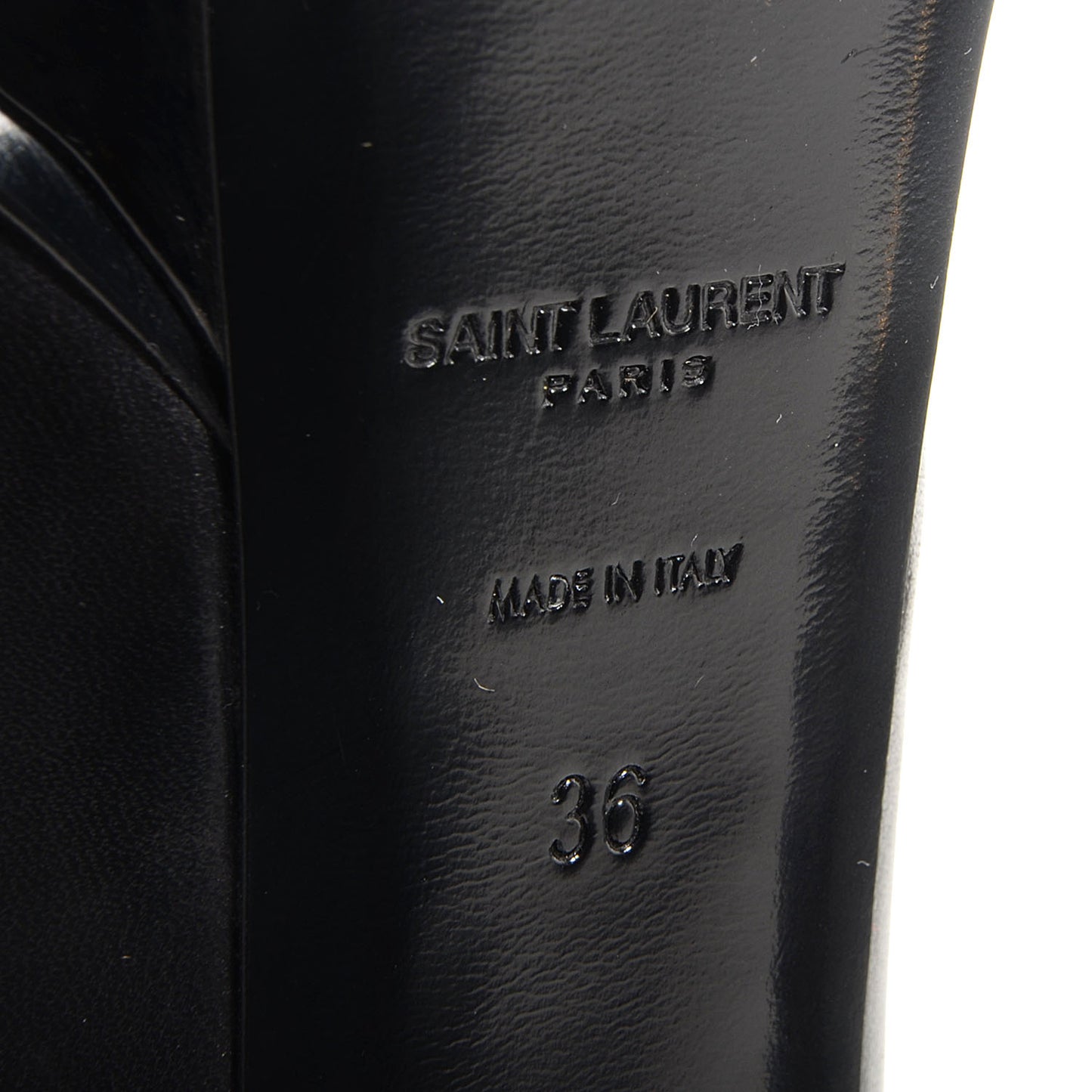 Leather Classic Paris 105 Cap Toe Escarpin Pumps 36 Black