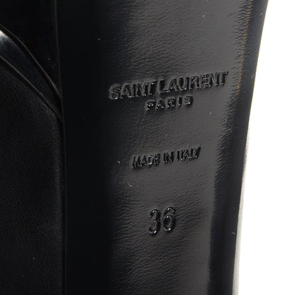 Saint Laurent Leather Classic Paris 105 Cap Toe Escarpin Pumps 36 Black 5 of 7