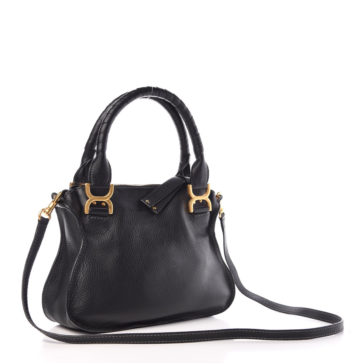 Chloe Calfskin Small Marcie Satchel Black 4 of 8