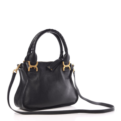 Chloe Calfskin Small Marcie Satchel Black 4 of 8
