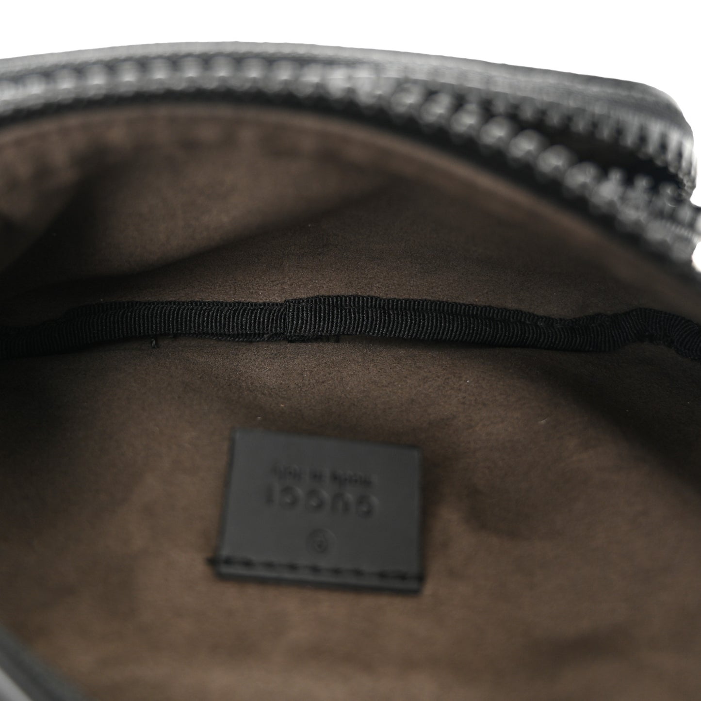 GG Supreme Monogram Belt Bag Black