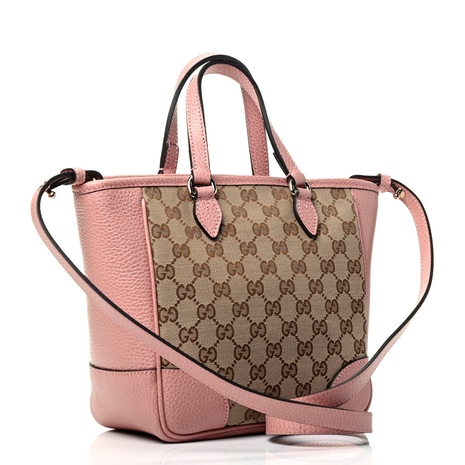 Gucci Monogram Small Bree Tote Beige Soft Pink 2 of 4