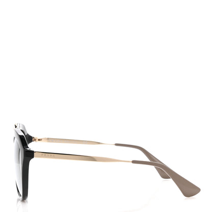 Prada Acetate Metal Cinema Sunglasses SPR 12Q Black 3 of 8
