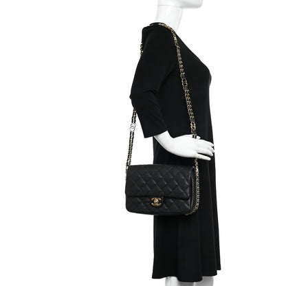 Chanel Caviar Quilted Small CC You Flap Black 2 of 10