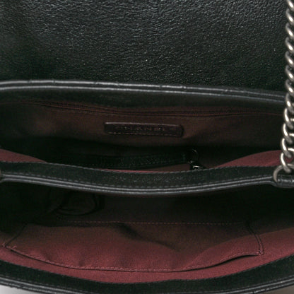 Chanel Goatskin Quilted Small CC University Shopping Tote Black 4 of 10