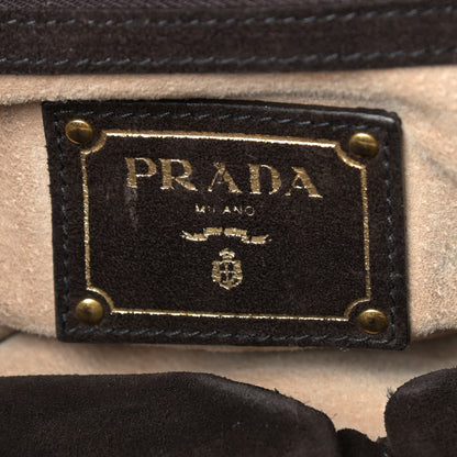 Prada Cavallino Leopard Print Tote Sabbia Moro 6 of 15