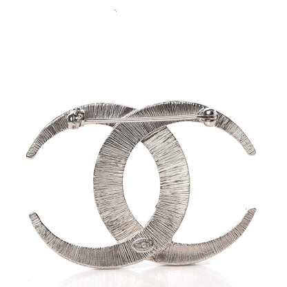 Chanel Baguette Crystal Dubai CC Brooch Silver 3 of 5