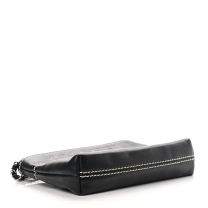 Chanel Lambskin Lax Pochette Black 4 of 9