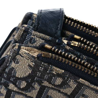 Christian Dior Oblique Saddle Pouch With Strap Navy Blue 17 of 20