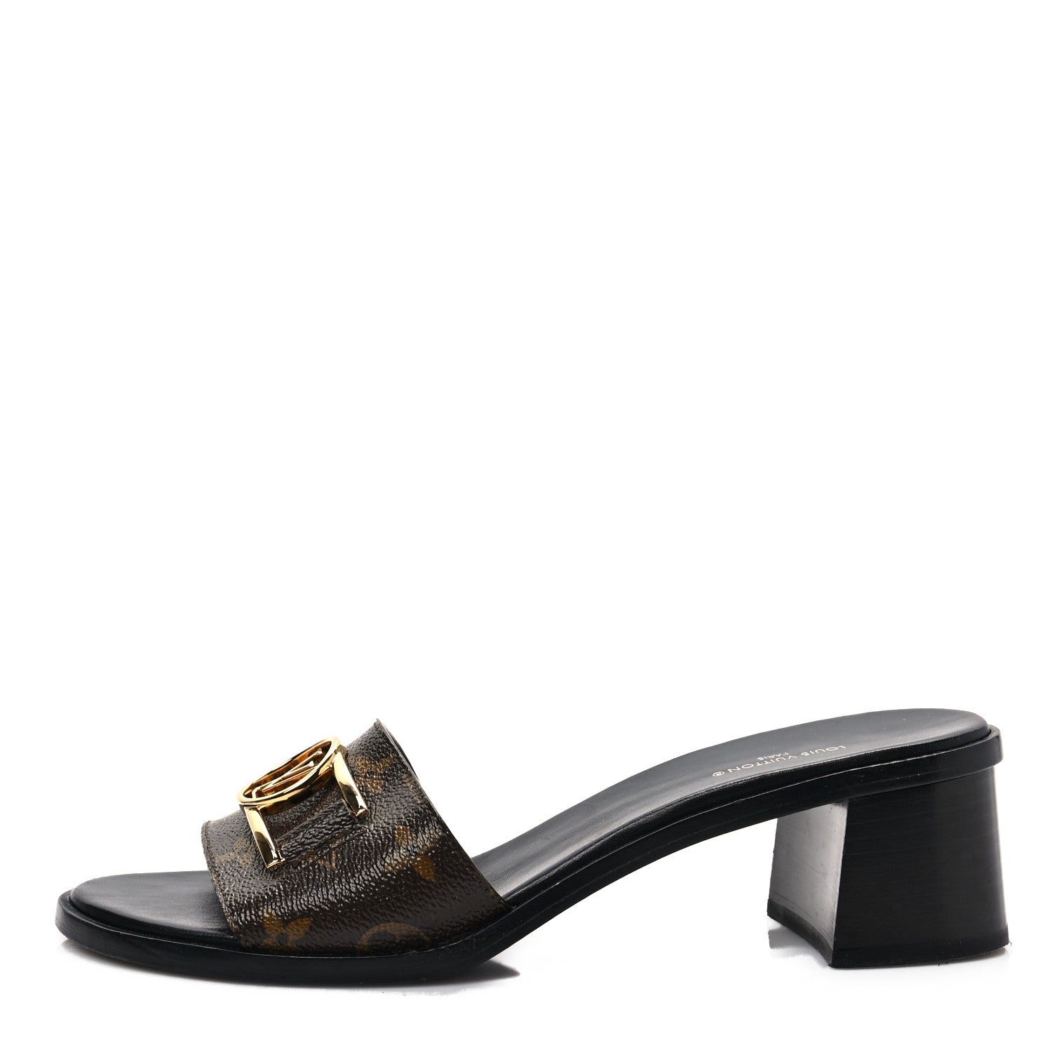 Louis Vuitton Monogram Lock It Mules 40 1 of 8
