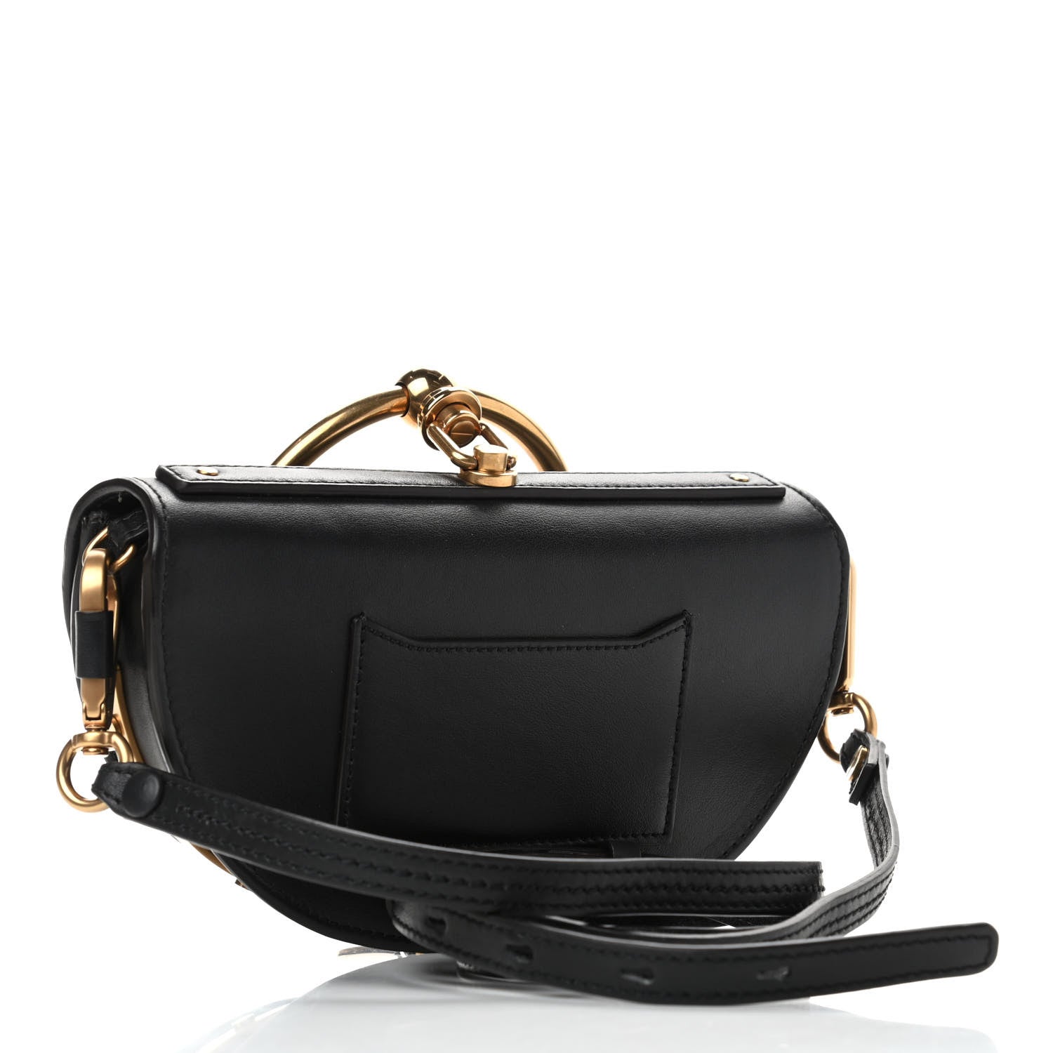 Chloe Calfskin Small Nile Bracelet Minaudiere Bag Black 2 of 4