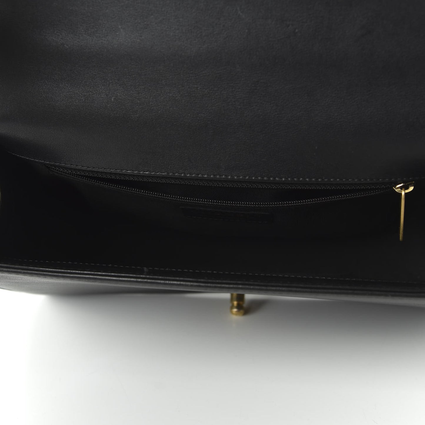 Calfskin Quilted New Medium Boy Flap Black