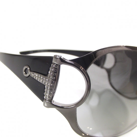 Gucci Strass Horsebit Sunglasses Black 7 of 7