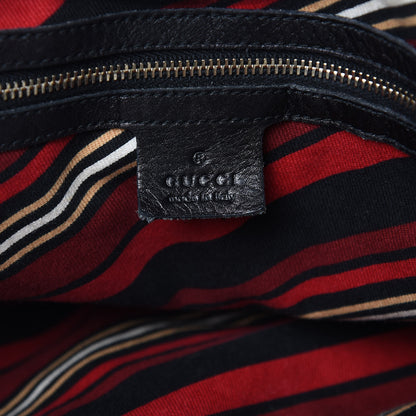 Gucci Calfskin Medium Britt Tote Black 6 of 12