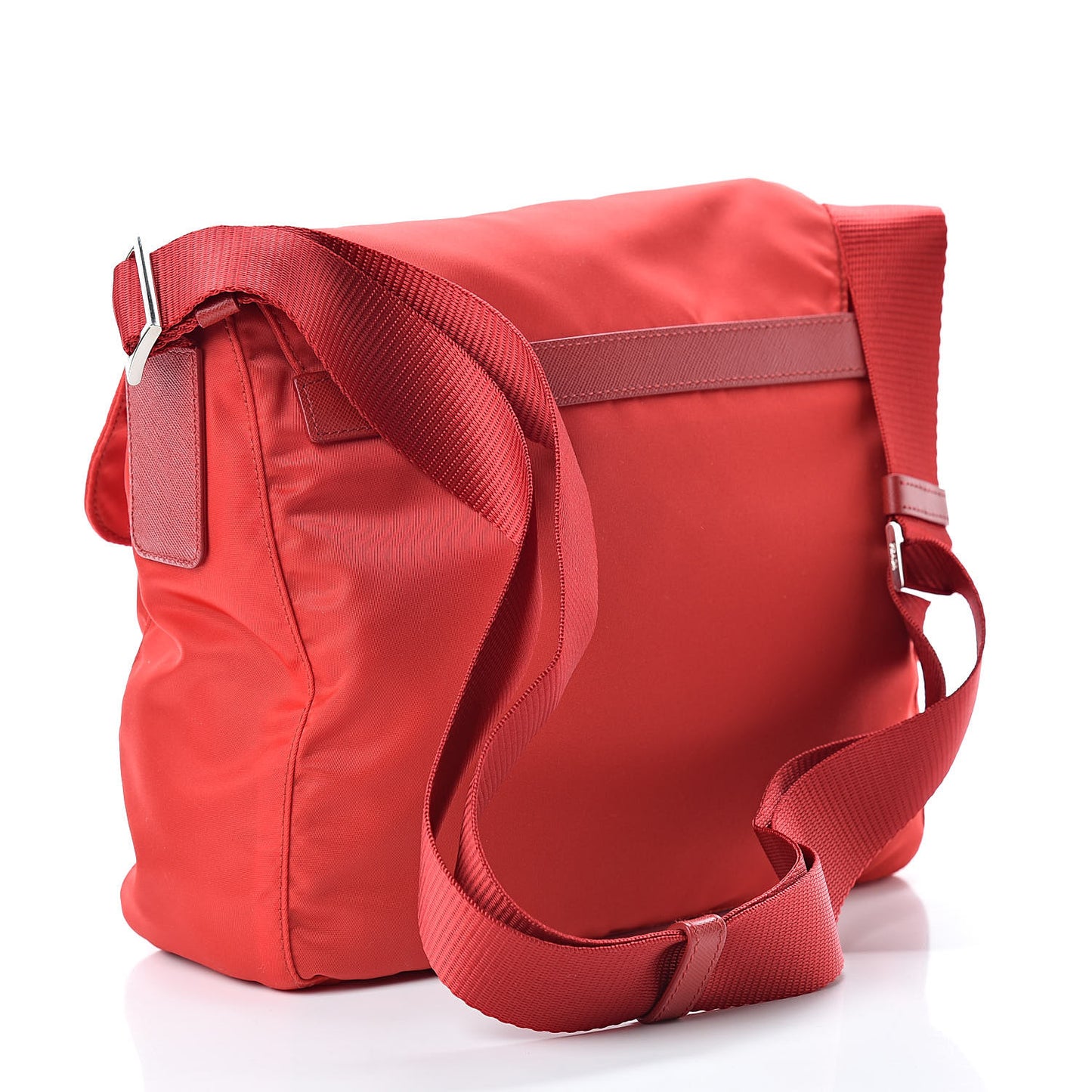 Tessuto Nylon Vela Messenger Rosso