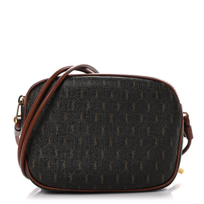 Saint Laurent Canvas Smooth Calfskin Le Monogramme Small Camera Bag Chestnut 1 of 10