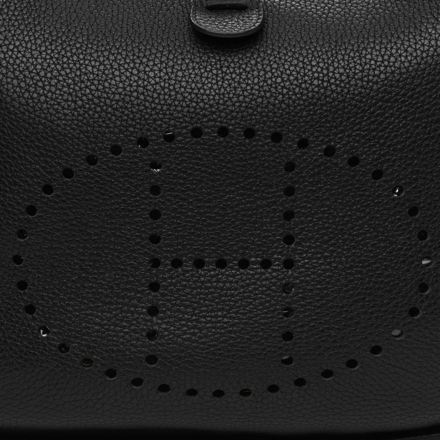 Hermes Taurillon Clemence Evelyne III GM Black 8 of 10