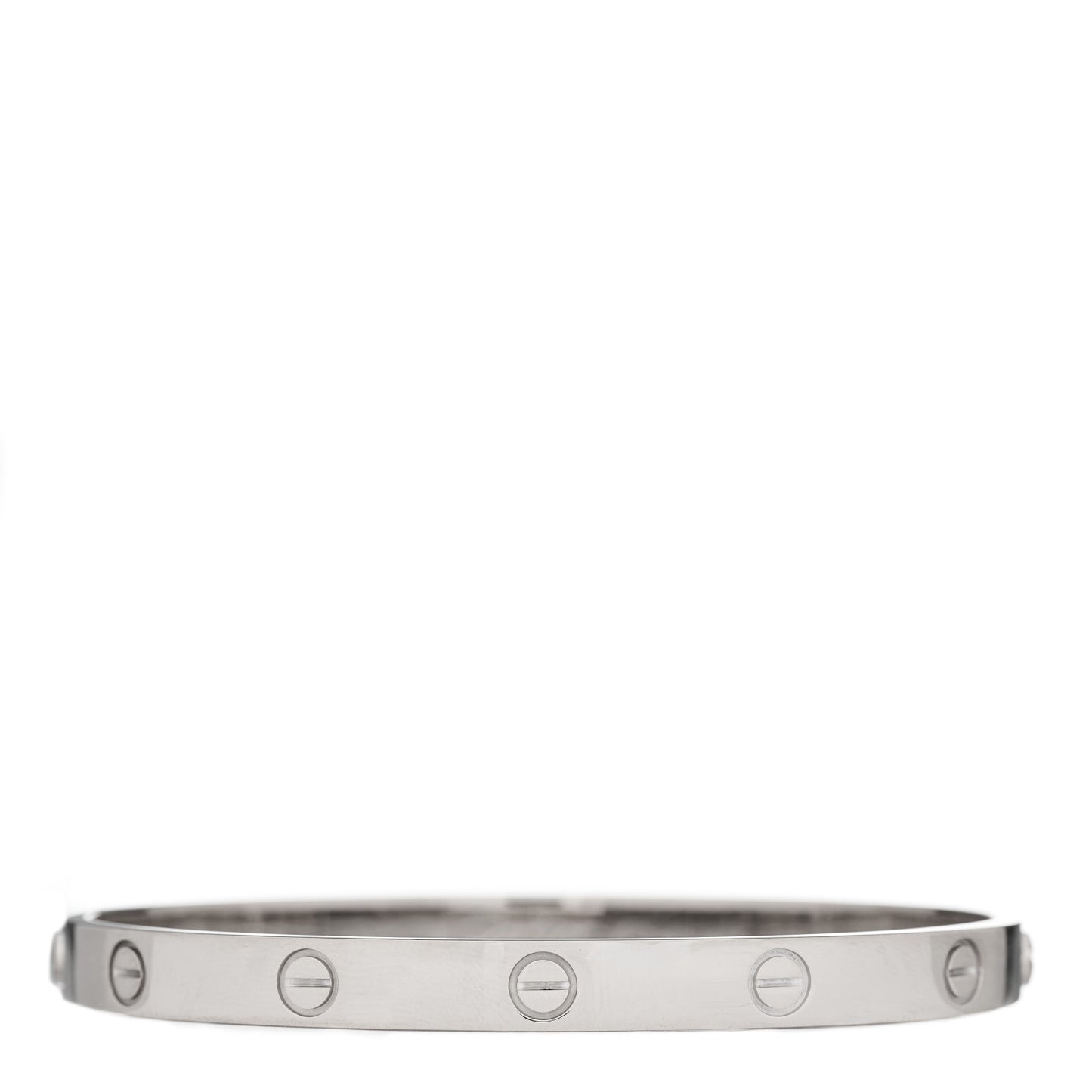 18K White Gold LOVE Bracelet 19
