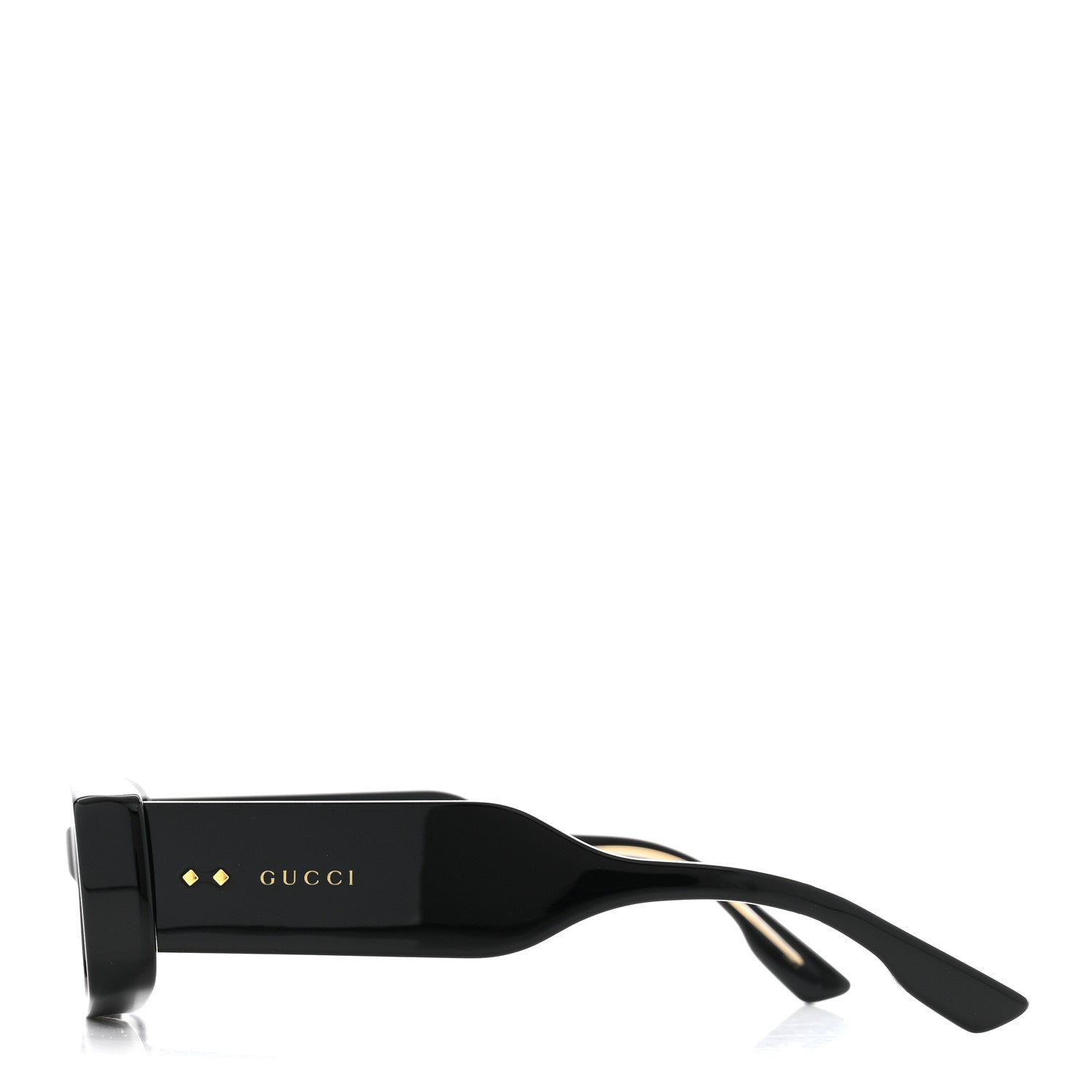 Gucci Acetate Rectangle Frame Sunglasses GG1528S Black 3 of 10