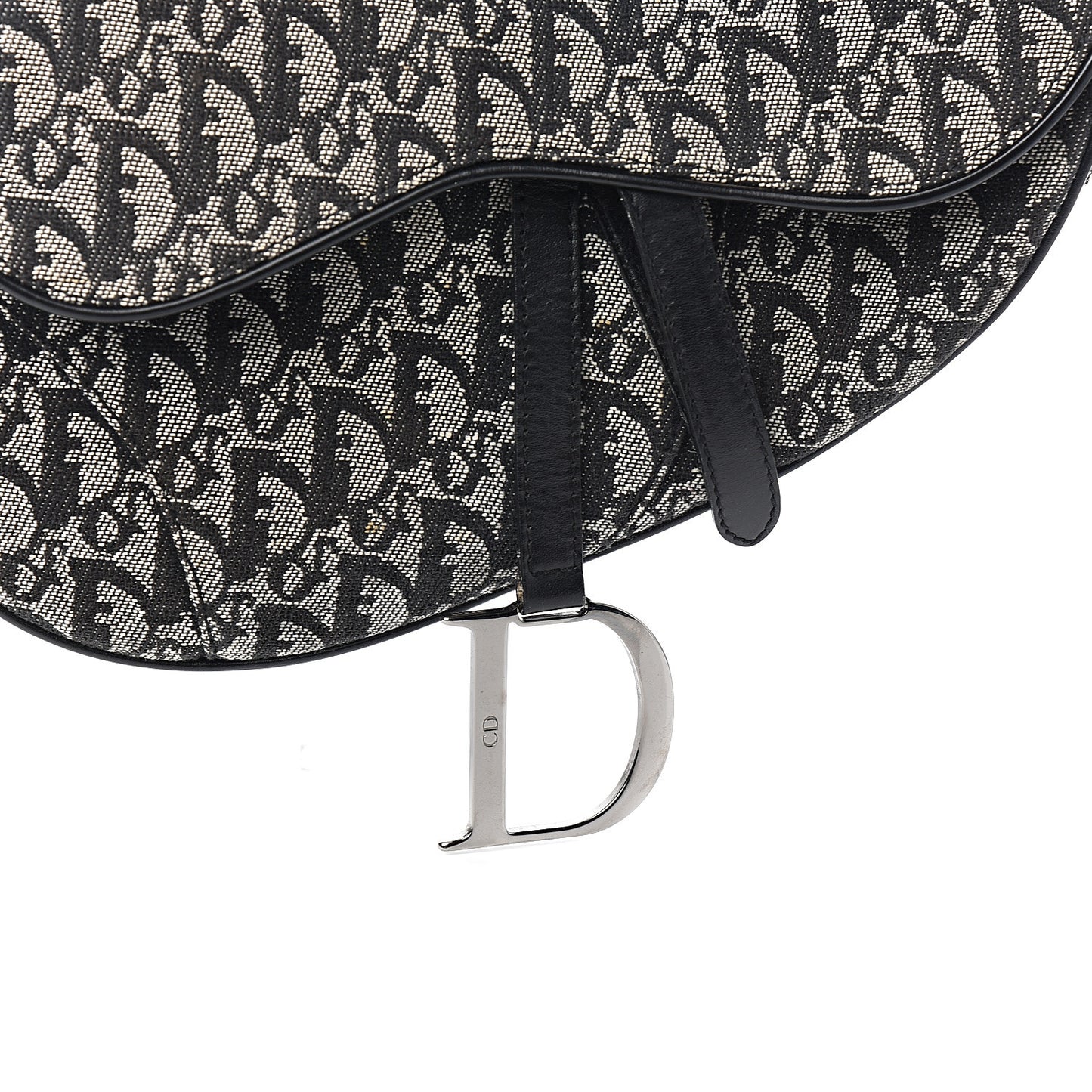 Monogram Saddle Bag Black