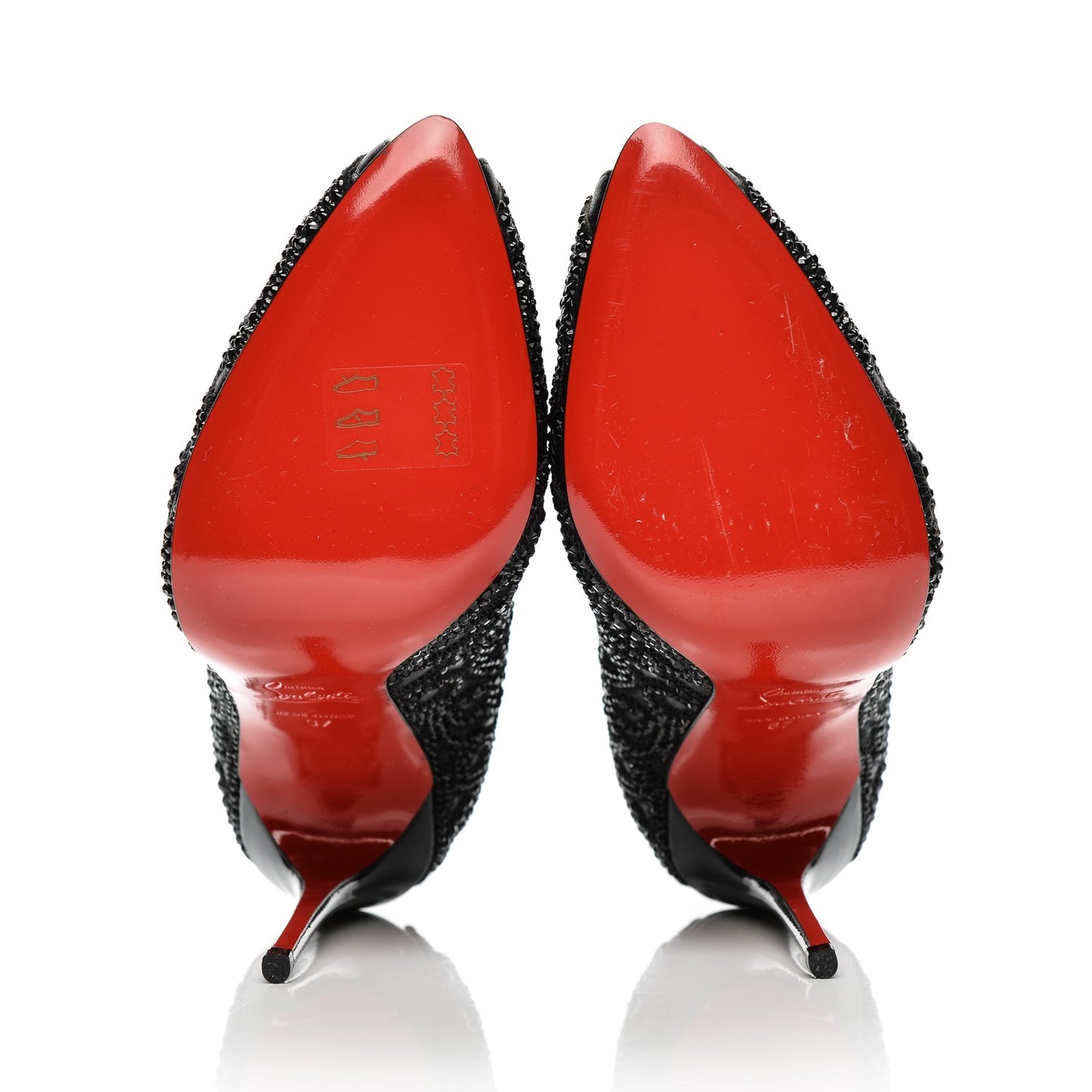 Calfskin Strass Rihanini 120 Booties 37 Black