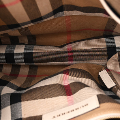 Burberry Grainy Calfskin Small Elmstone Hobo Limestone 5 of 13