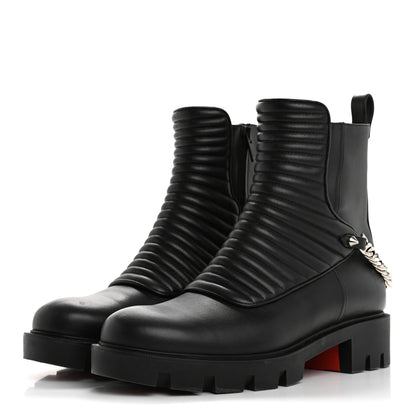 Christian Louboutin Calfskin Maddic MaxBoots 39 Black 4 of 8