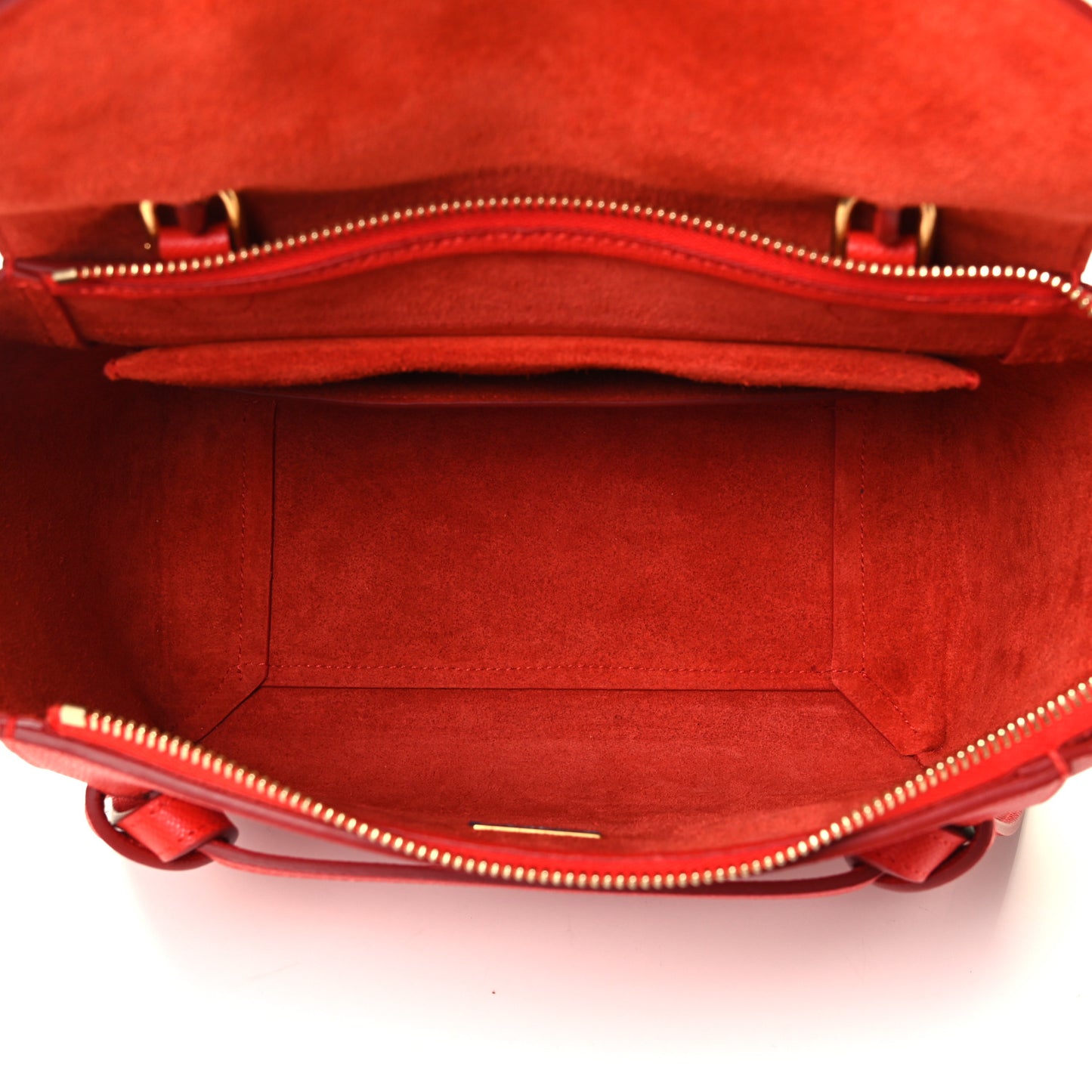 Grained Calfskin Micro Belt Bag Coral