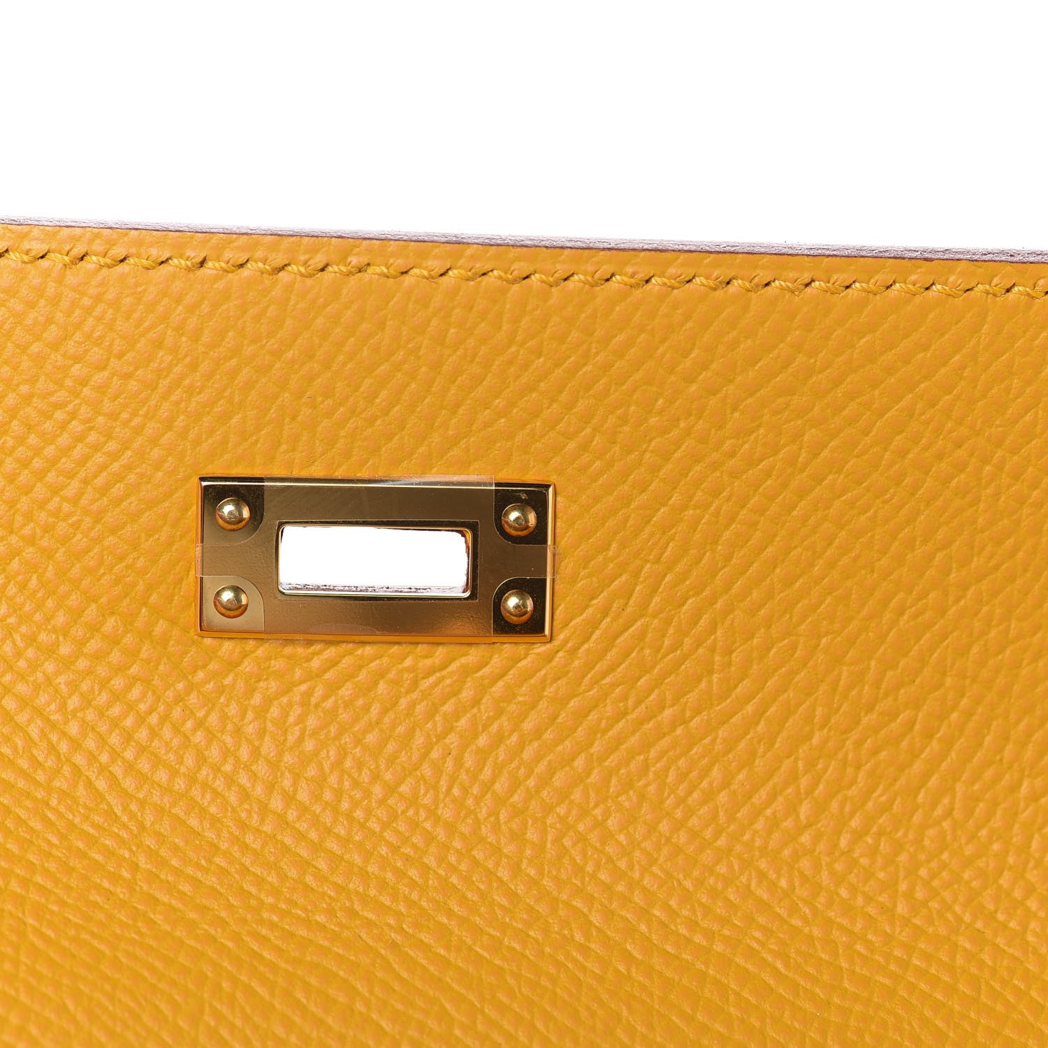 Hermes Epsom Kelly Sellier 25 Jaune Ambre 23 of 41