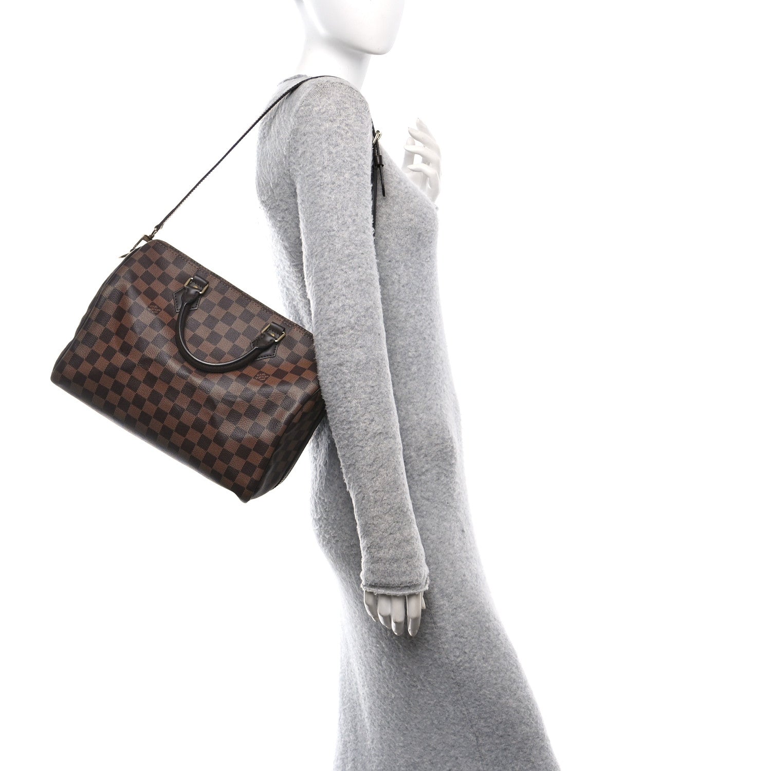 Louis Vuitton Damier Ebene Speedy Bandouliere 30 2 of 10