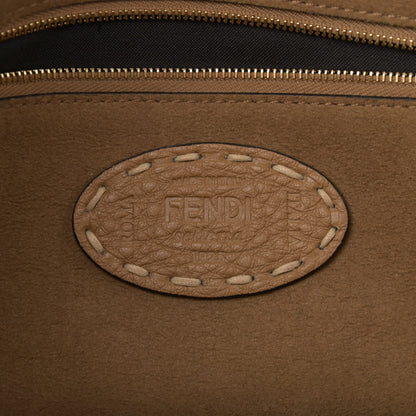 Fendi Curly Sheepskin Cuoio Romano Selleria Baguette Camel Cammello 5 of 11