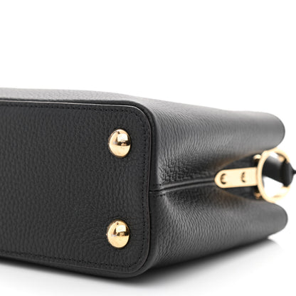 Louis Vuitton Taurillon Capucines BB Black 9 of 10