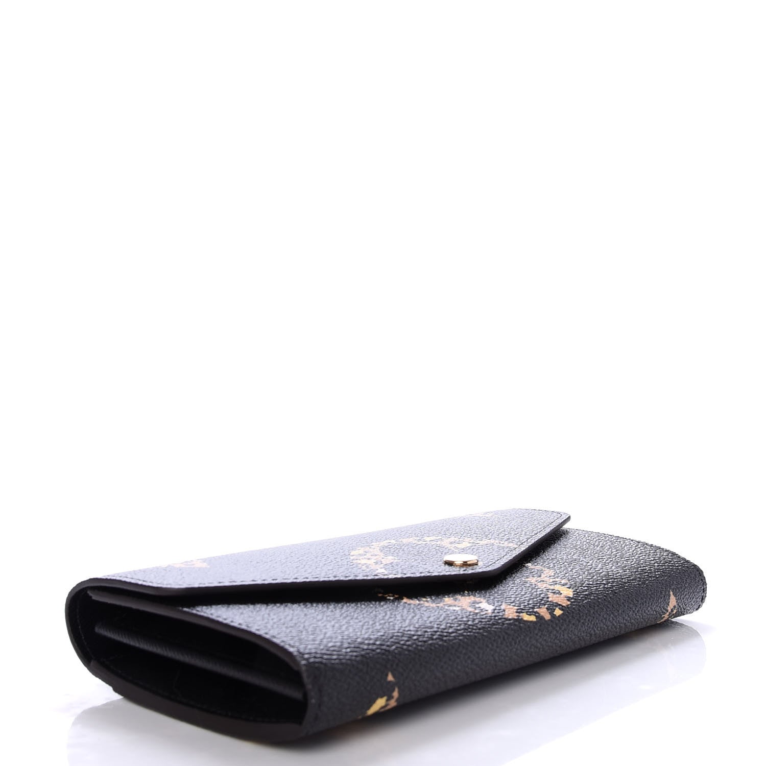 Louis Vuitton Monogram Giant Jungle Sarah Wallet Black 4 of 8