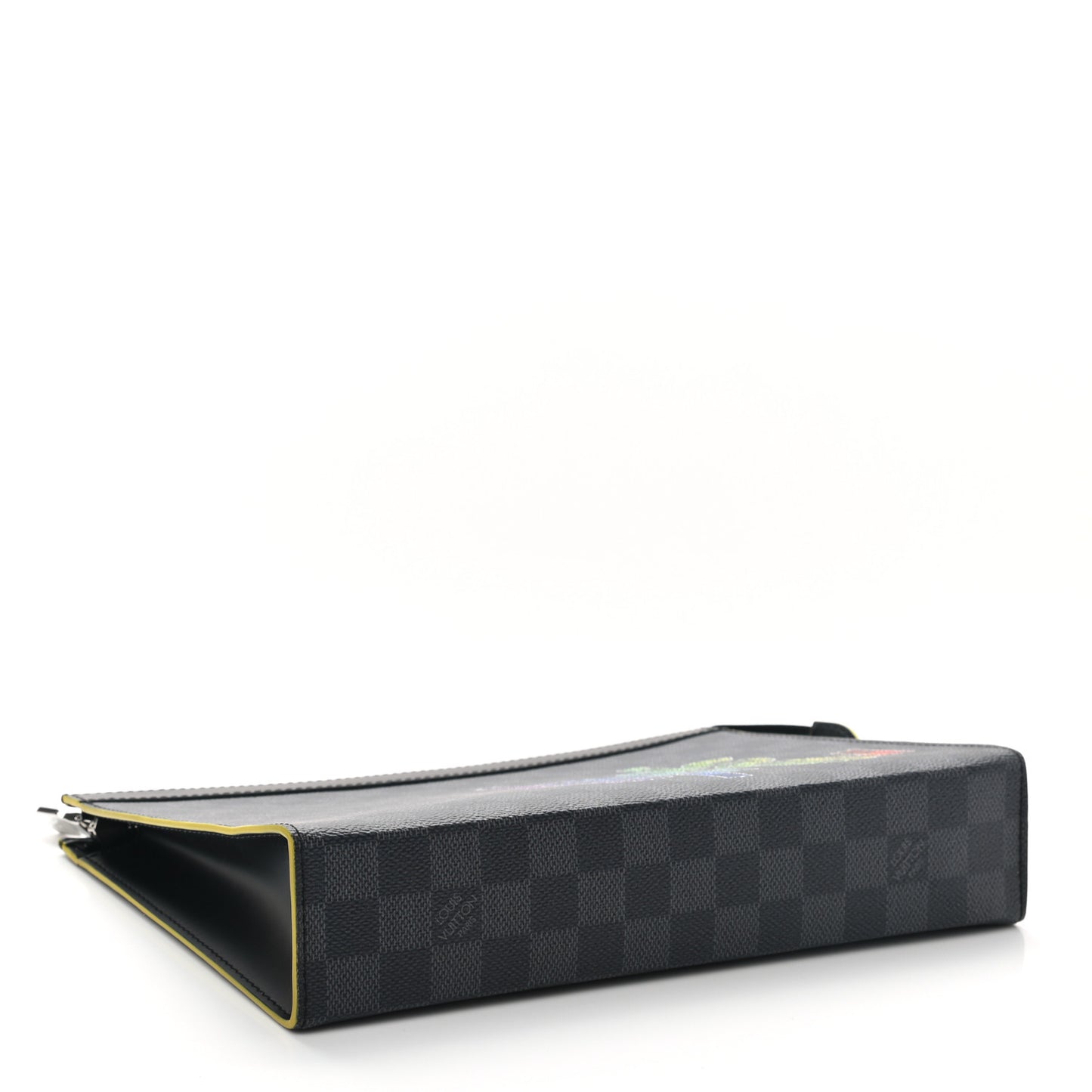 Damier Graphite Pochette Voyage MM Yellow