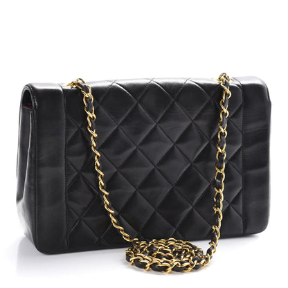 Chanel Lambskin Quilted Medium Single Flap Black 3 of 10