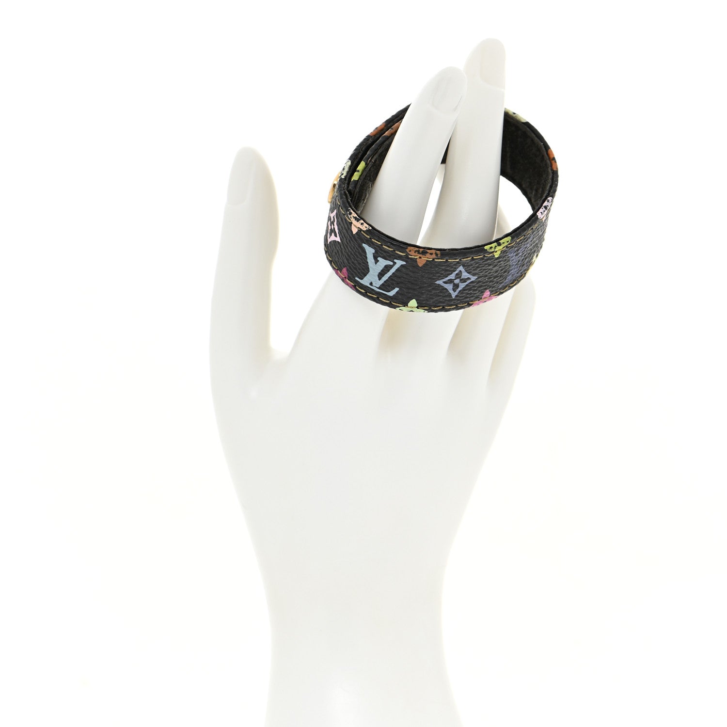 Louis Vuitton Monogram Multicolor Bracelet Black 2 of 5